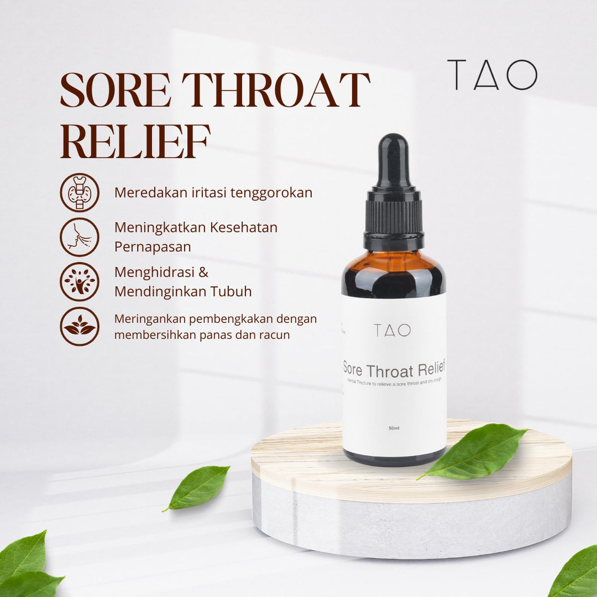 Sore Throat Herbal Tincture - 50ml